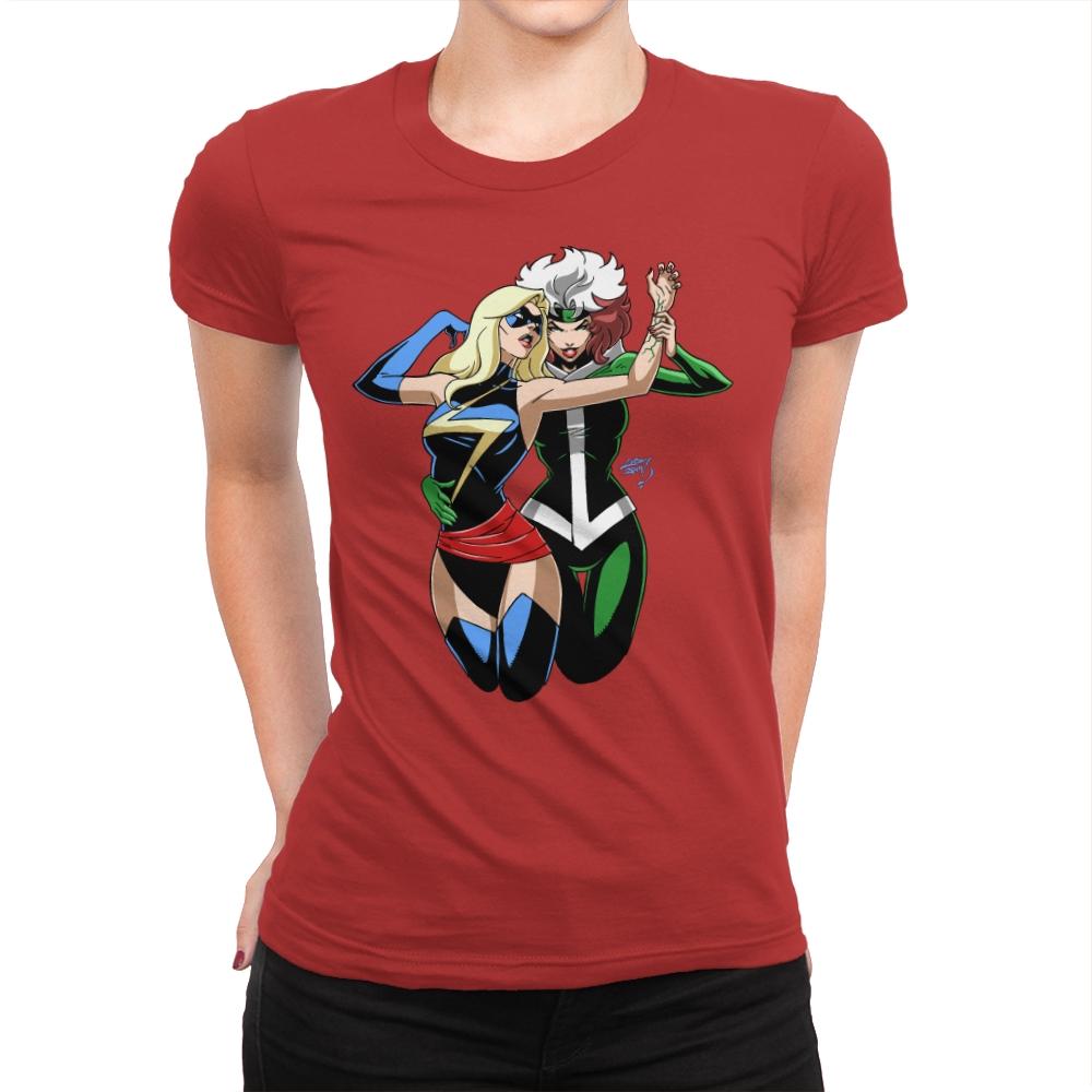 Tango With Rogue - Anytime - Womens Premium T-Shirts RIPT Apparel Small / Red