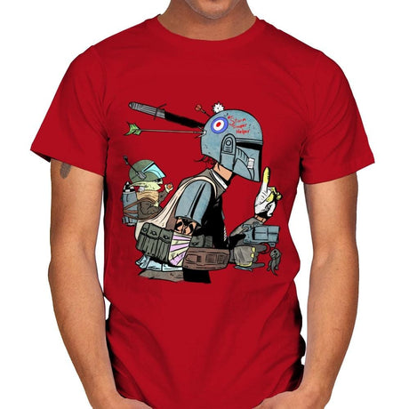 Tank Mando  - Mens T-Shirts RIPT Apparel Small / Red