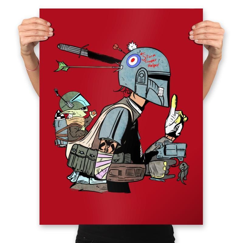 Tank Mando  - Prints Posters RIPT Apparel 18x24 / Red
