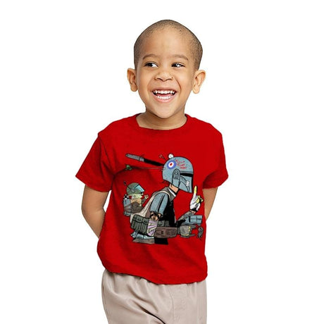 Tank Mando  - Youth T-Shirts RIPT Apparel X-small / Red