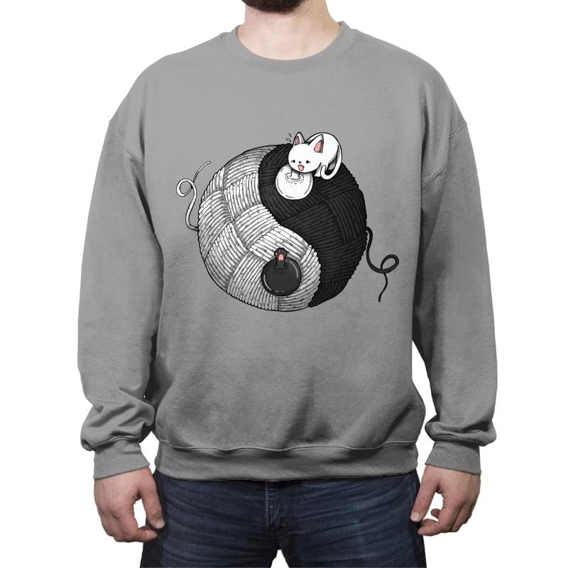 Tao Cats - Crew Neck Sweatshirt Crew Neck Sweatshirt RIPT Apparel