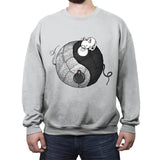 Tao Cats - Crew Neck Sweatshirt Crew Neck Sweatshirt RIPT Apparel Small / Sport Gray