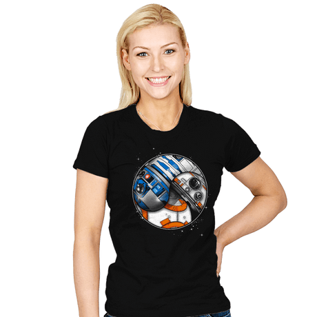 Tao-Droids - Womens T-Shirts RIPT Apparel