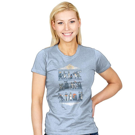 Tapestry of Aaarrrggghhh  - Womens T-Shirts RIPT Apparel Small / Baby Blue