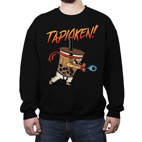 Tapioken - Crew Neck Sweatshirt Crew Neck Sweatshirt RIPT Apparel Small / Black