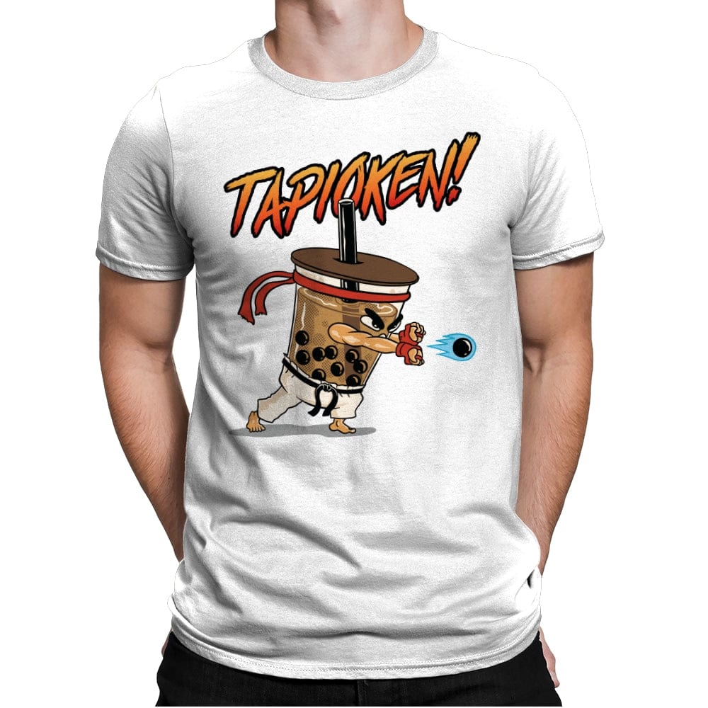 Tapioken - Mens Premium T-Shirts RIPT Apparel Small / White
