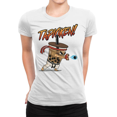 Tapioken - Womens Premium T-Shirts RIPT Apparel Small / White