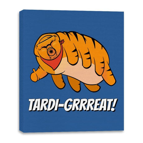 Tardi-Great! - Canvas Wraps Canvas Wraps RIPT Apparel 16x20 / Royal