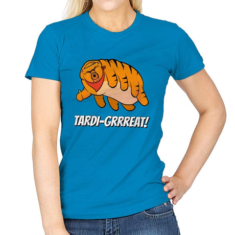 Tardi-Great! - Womens T-Shirts RIPT Apparel Small / Sapphire