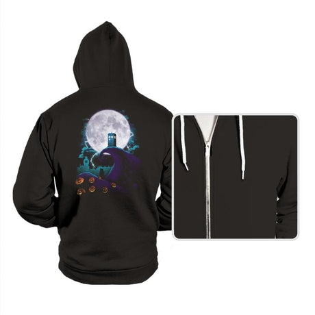 Tardis and Nightmares - Hoodies Hoodies RIPT Apparel Small / Black