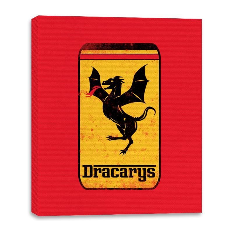 Targaryen Sport Cars - Canvas Wraps Canvas Wraps RIPT Apparel 16x20 / Red
