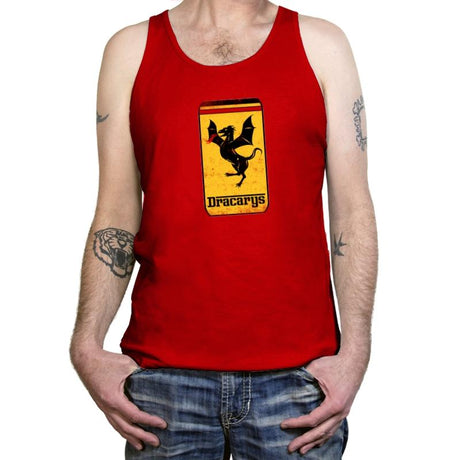 Targaryen Sport Cars - Tanktop Tanktop RIPT Apparel X-Small / Red