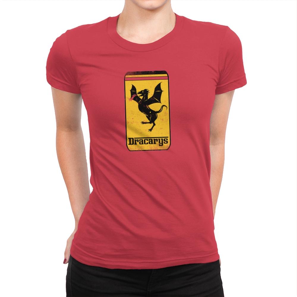 Targaryen Sport Cars - Womens Premium T-Shirts RIPT Apparel Small / Red