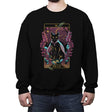 Tarot Cat - Crew Neck Sweatshirt Crew Neck Sweatshirt RIPT Apparel Small / Black
