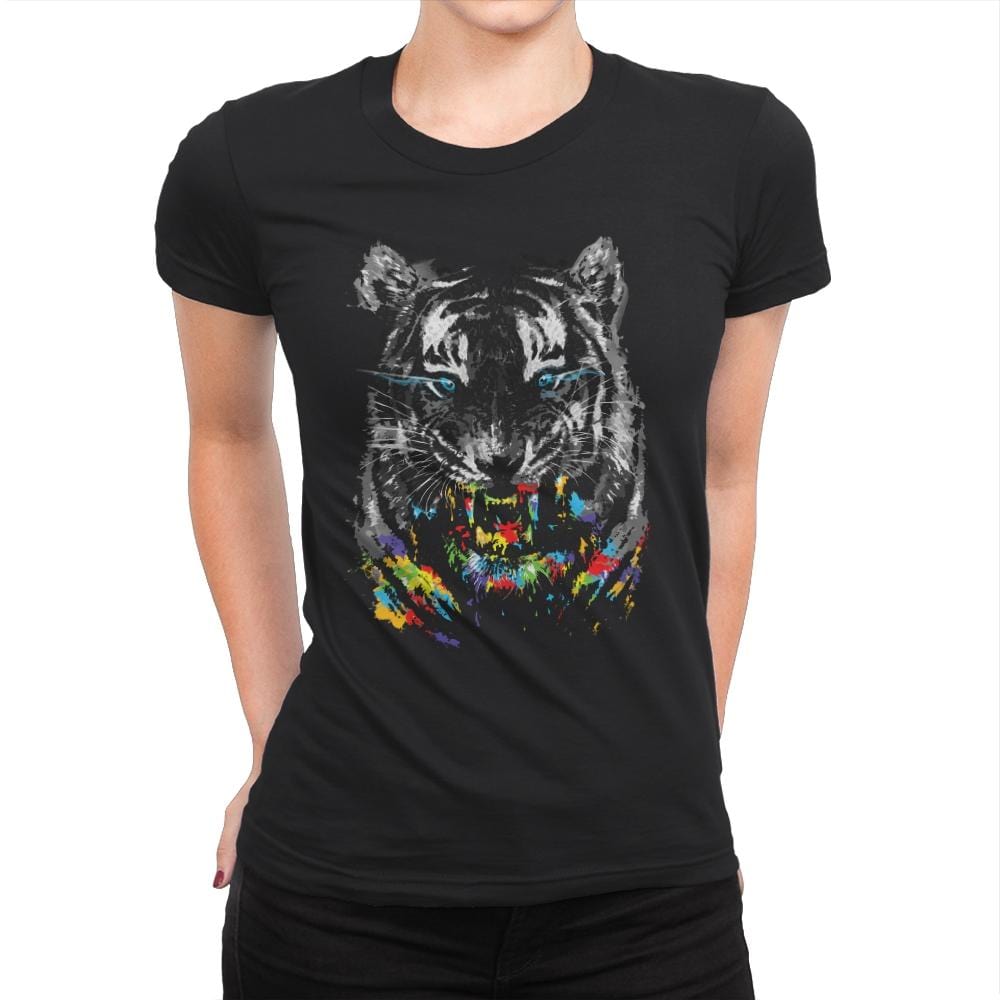 Taste The Rainbow - Womens Premium T-Shirts RIPT Apparel Small / Black
