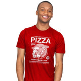 Tasty Mutant Ninja Pizza - Mens T-Shirts RIPT Apparel Small / Red