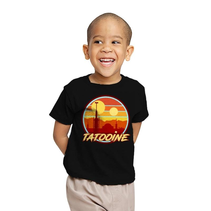 Tatooine Holiday - Youth T-Shirts RIPT Apparel X-small / Black