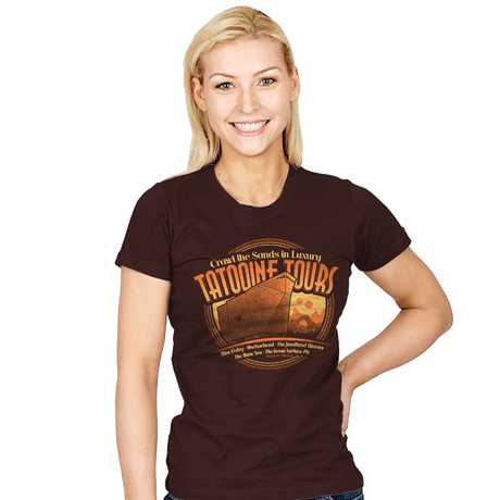 Tatooine Tours - Womens T-Shirts RIPT Apparel