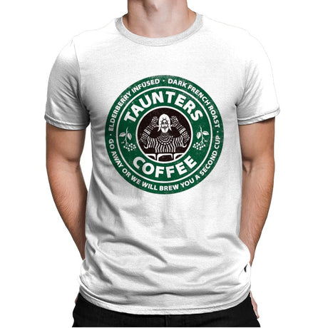 Taunter's French Roast - Mens Premium T-Shirts RIPT Apparel Small / White