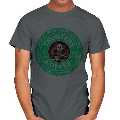 Taunter's French Roast - Mens T-Shirts RIPT Apparel Small / Charcoal