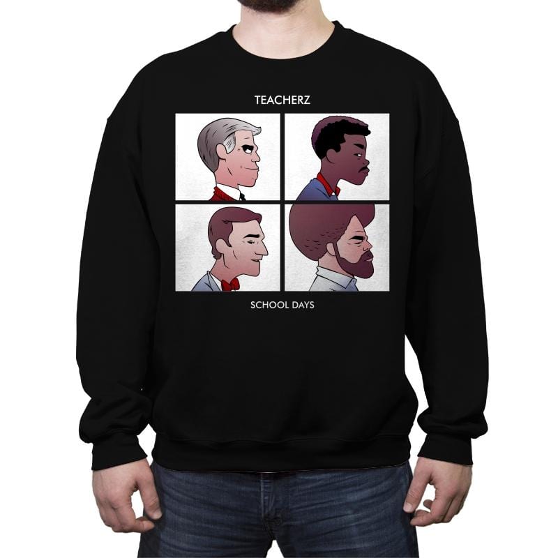 Teacherz - Crew Neck Sweatshirt Crew Neck Sweatshirt RIPT Apparel Small / Black