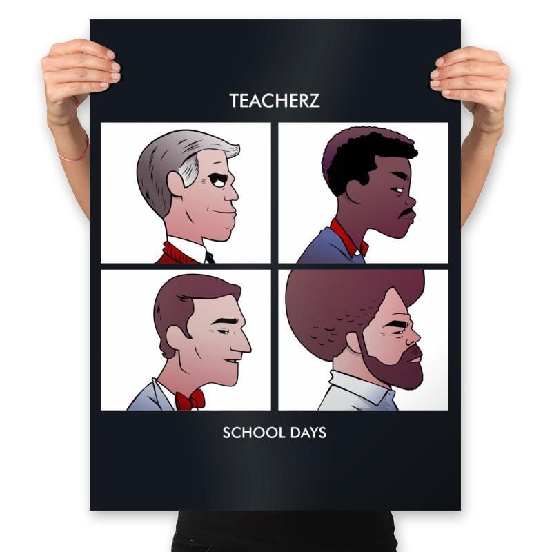 Teacherz - Prints Posters RIPT Apparel 18x24 / Black