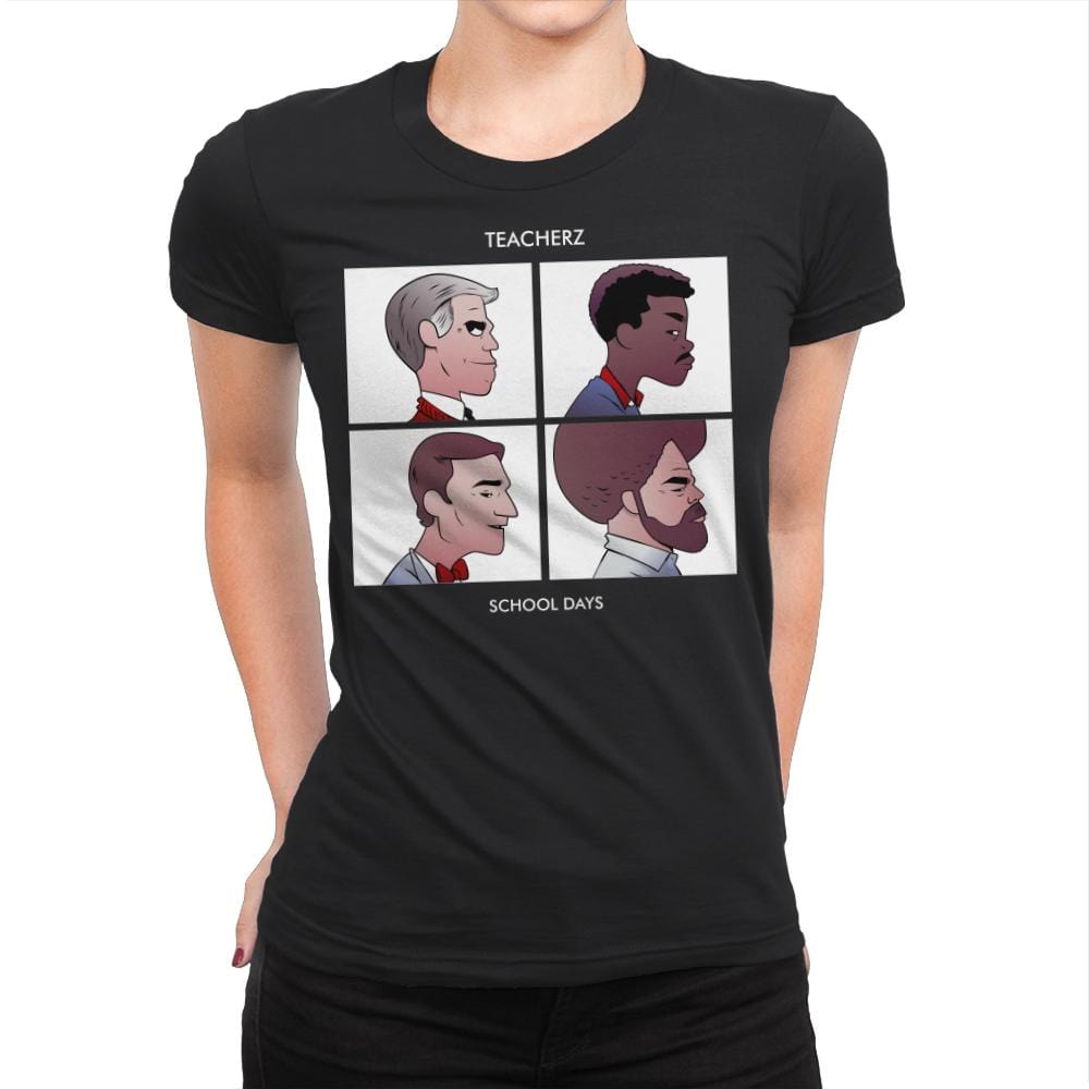 Teacherz - Womens Premium T-Shirts RIPT Apparel Small / Black
