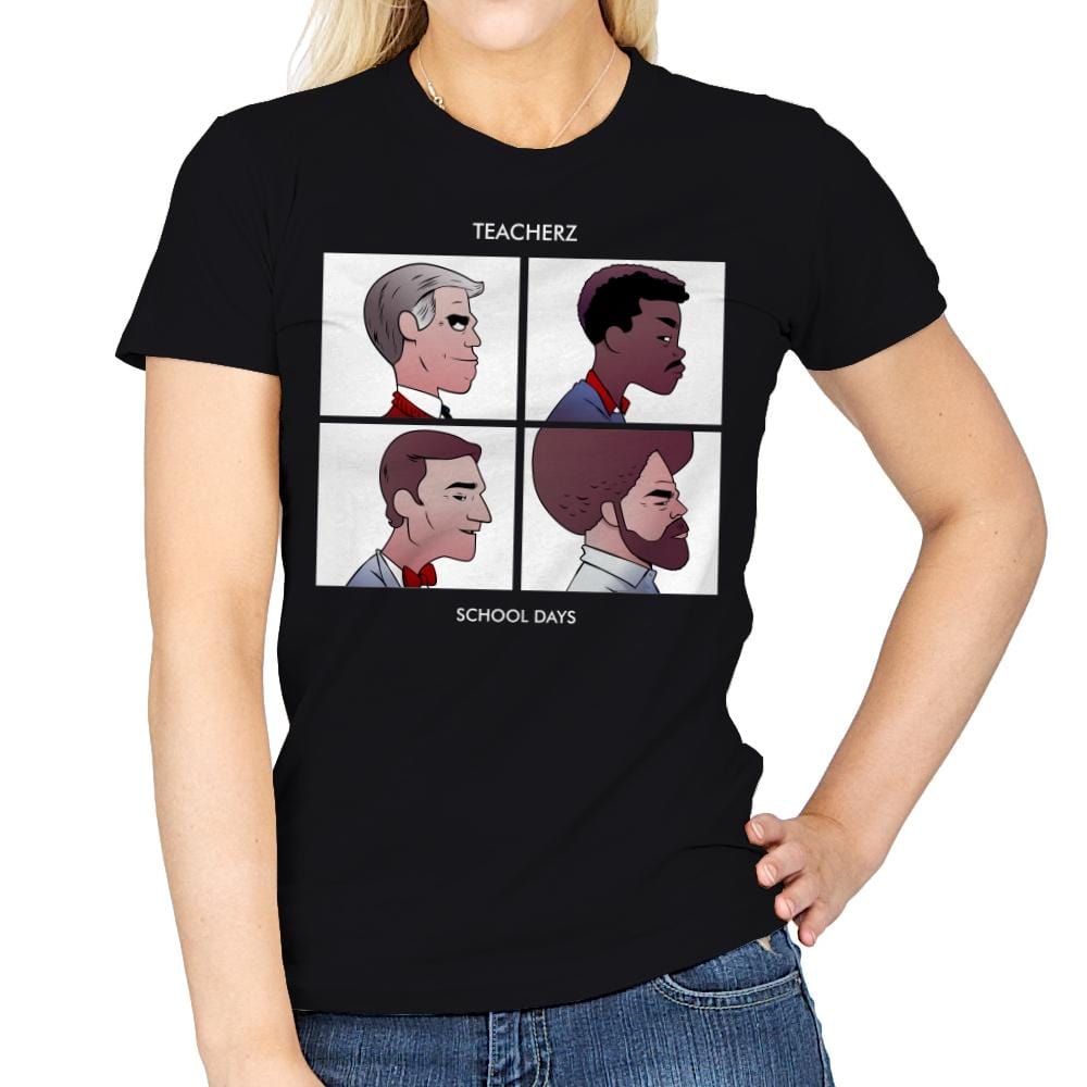 Teacherz - Womens T-Shirts RIPT Apparel Small / Black