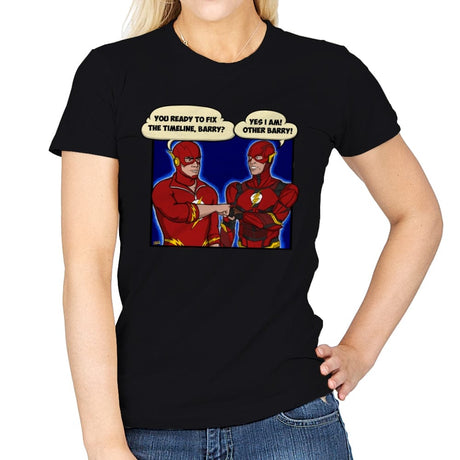 Team Barry - Womens T-Shirts RIPT Apparel Small / Black
