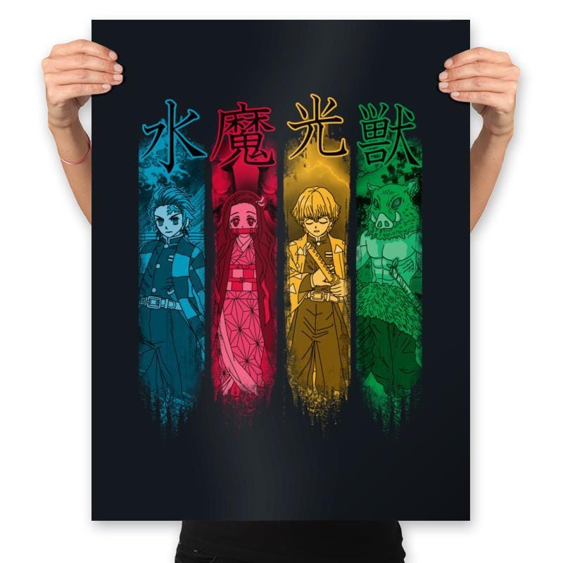 Team DS - Prints Posters RIPT Apparel 18x24 / Black