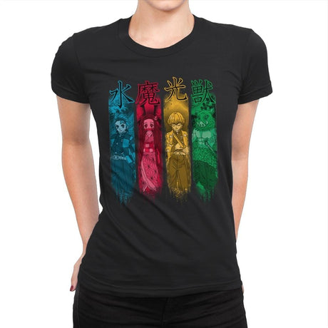 Team DS - Womens Premium T-Shirts RIPT Apparel Small / Black