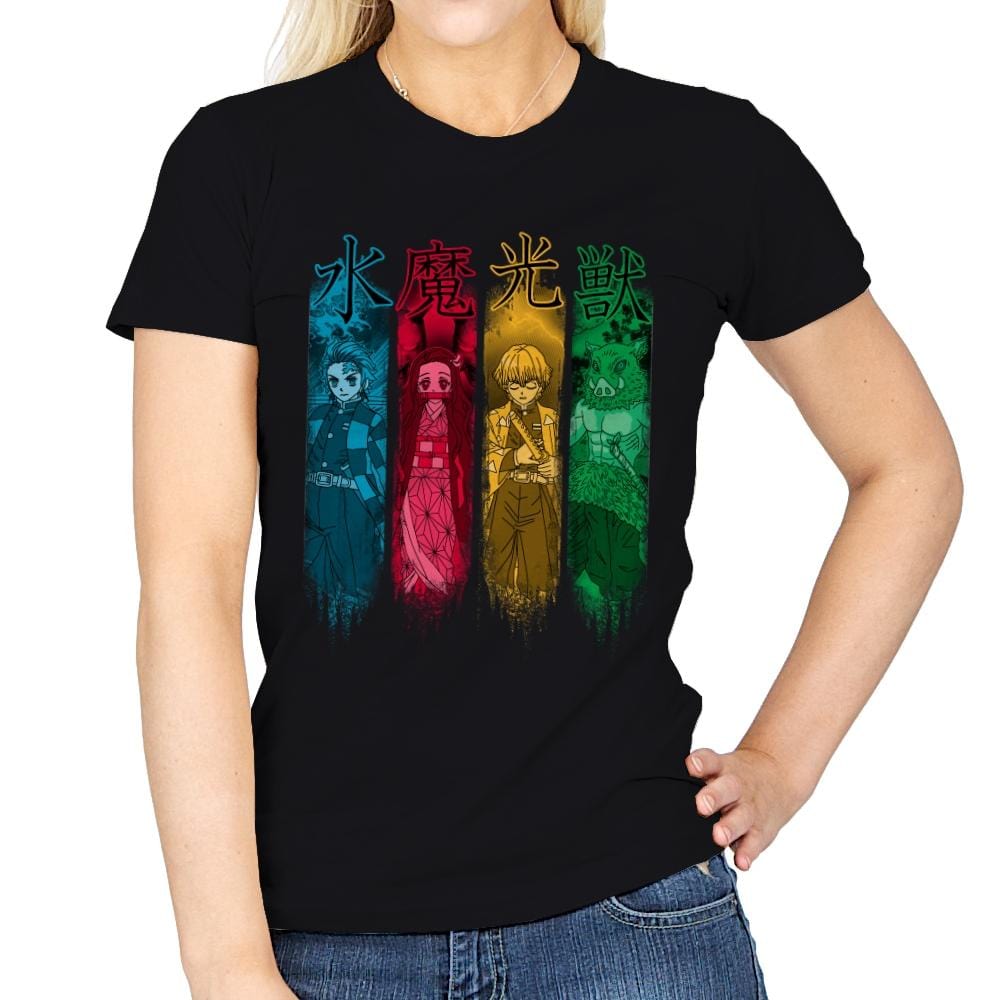 Team DS - Womens T-Shirts RIPT Apparel Small / Black