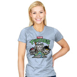 Team Turtles - Womens T-Shirts RIPT Apparel Small / Baby Blue