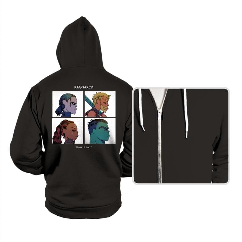 Team Up Dayz - Hoodies Hoodies RIPT Apparel Small / Black
