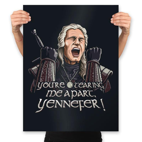 Tearing Me Apart Yen - Prints Posters RIPT Apparel 18x24 / Black