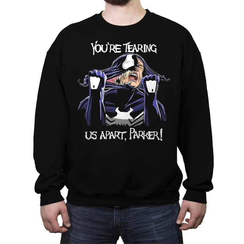 Tearing Us Apart - Crew Neck Sweatshirt Crew Neck Sweatshirt RIPT Apparel
