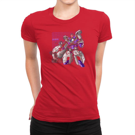 Techno-shred Exclusive - Womens Premium T-Shirts RIPT Apparel Small / Red