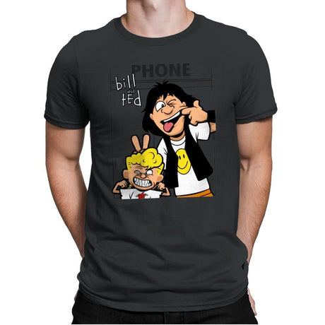 Ted and Bill - Mens Premium T-Shirts RIPT Apparel Small / Heavy Metal