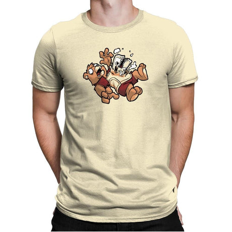 Teddy's Tapeburster Exclusive - Mens Premium T-Shirts RIPT Apparel Small / Natural