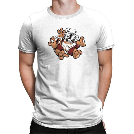 Teddy's Tapeburster Exclusive - Mens Premium T-Shirts RIPT Apparel Small / White