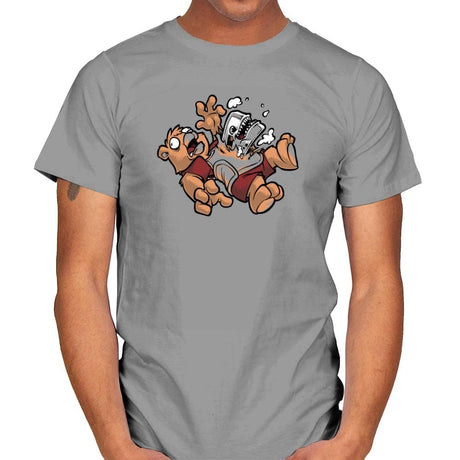 Teddy's Tapeburster Exclusive - Mens T-Shirts RIPT Apparel Small / Sport Grey