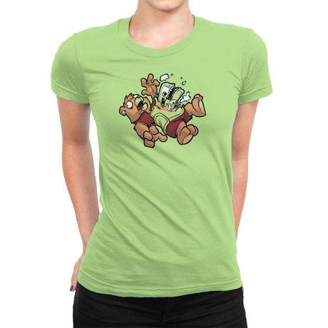 Teddy's Tapeburster Exclusive - Womens Premium T-Shirts RIPT Apparel Small / Mint