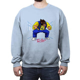 Teen Ozaru - Crew Neck Sweatshirt Crew Neck Sweatshirt RIPT Apparel Small / Light Blue