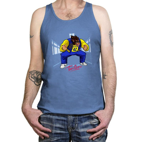 Teen Ozaru - Tanktop Tanktop RIPT Apparel X-Small / Blue Triblend