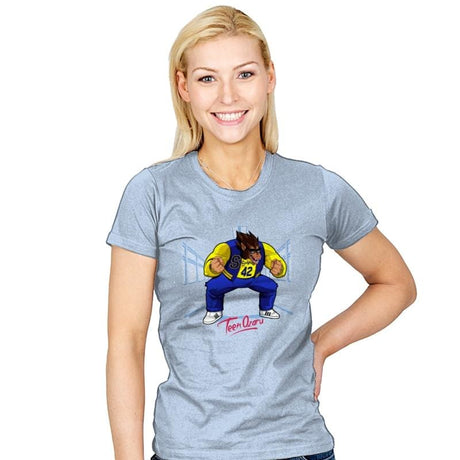 Teen Ozaru - Womens T-Shirts RIPT Apparel Small / Baby Blue