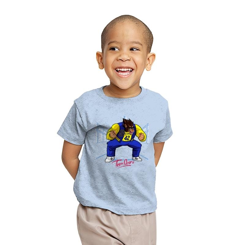 Teen Ozaru - Youth T-Shirts RIPT Apparel X-small / Light blue