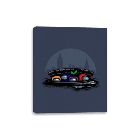 Teenage Impostors - Canvas Wraps Canvas Wraps RIPT Apparel 8x10 / Navy