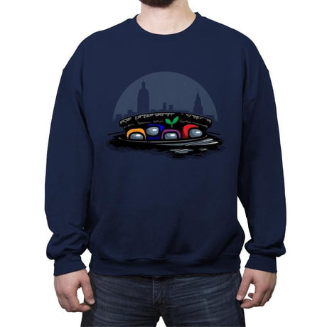 Teenage Impostors - Crew Neck Sweatshirt Crew Neck Sweatshirt RIPT Apparel Small / Navy