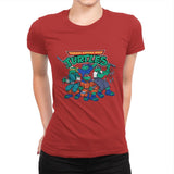 Teenage Konoha Ninja Turtles - Womens Premium T-Shirts RIPT Apparel Small / Red