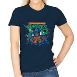 Teenage Konoha Ninja Turtles - Womens T-Shirts RIPT Apparel Small / Navy